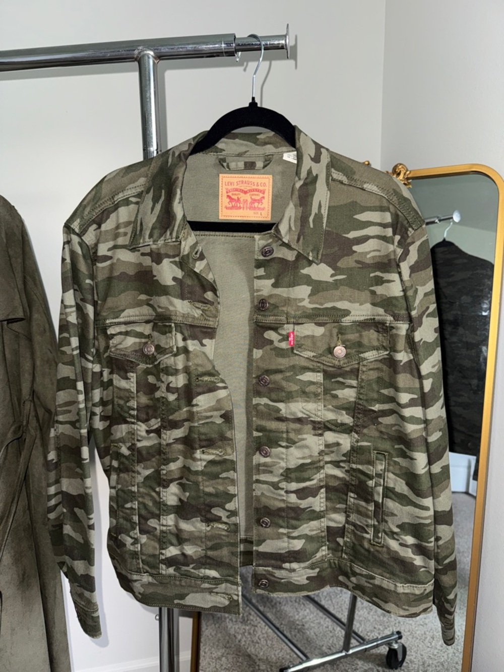 Levi's Olive & Khaki Camo Field Jacket